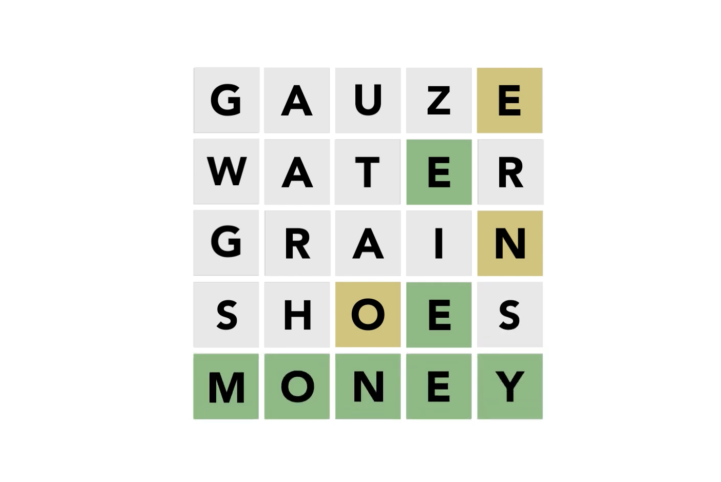 Cash is Best Wordle